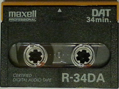 Free Shipping New Old Stock Maxell R-34DA DAT Digital Audio Tape Box of 10 