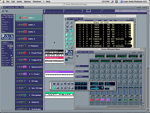 Emagic Logic Audio Platinum 4 for Mac OS 8.6 screen shot