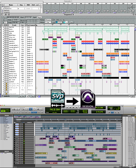 Vision to Pro Tools