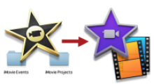 iMovie 7 and 10 icons